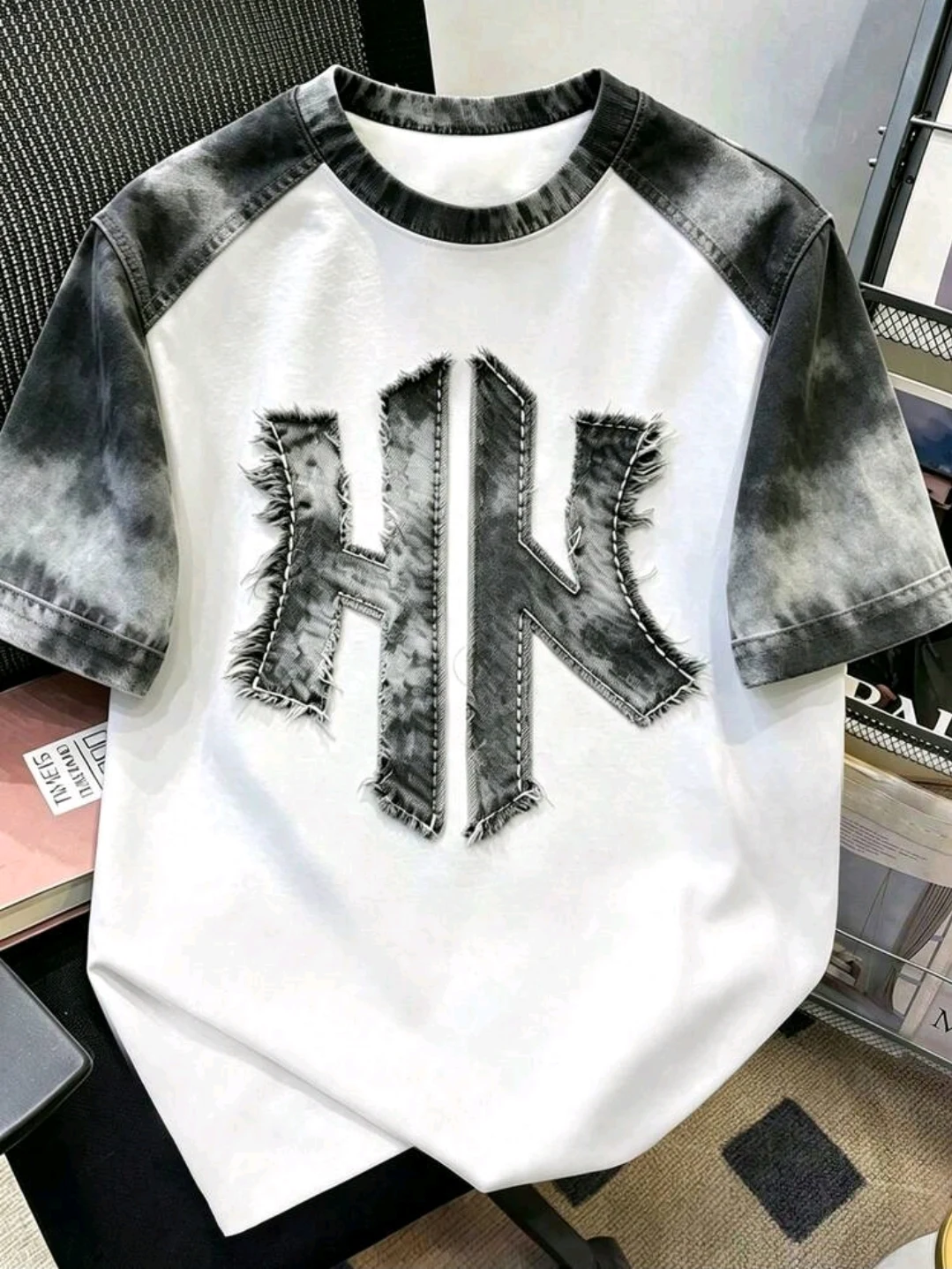 Camiseta blanca y negra NY